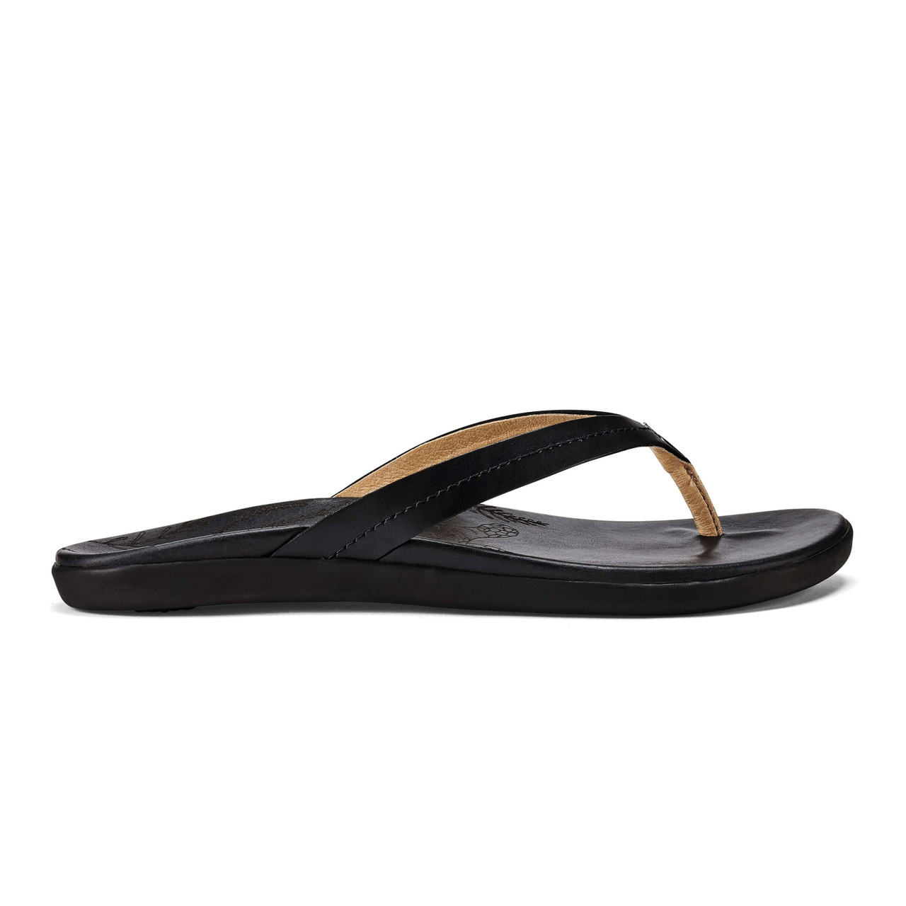 Olukai Women's Honu 20436-4040 Black-Black