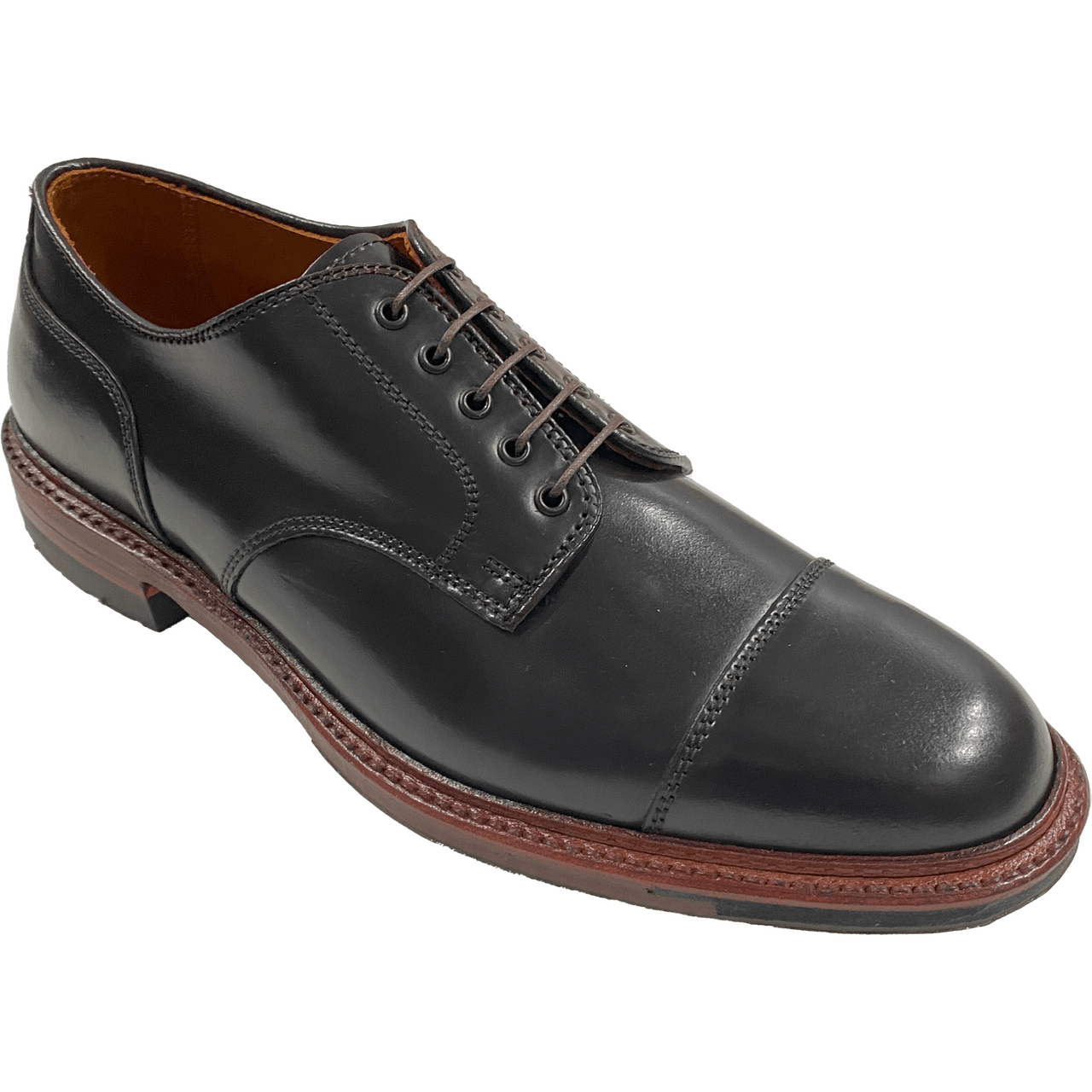 Alden D2513C - 5 Eyelet Oxford Shell Cordovan - Color 8 - The Shoe