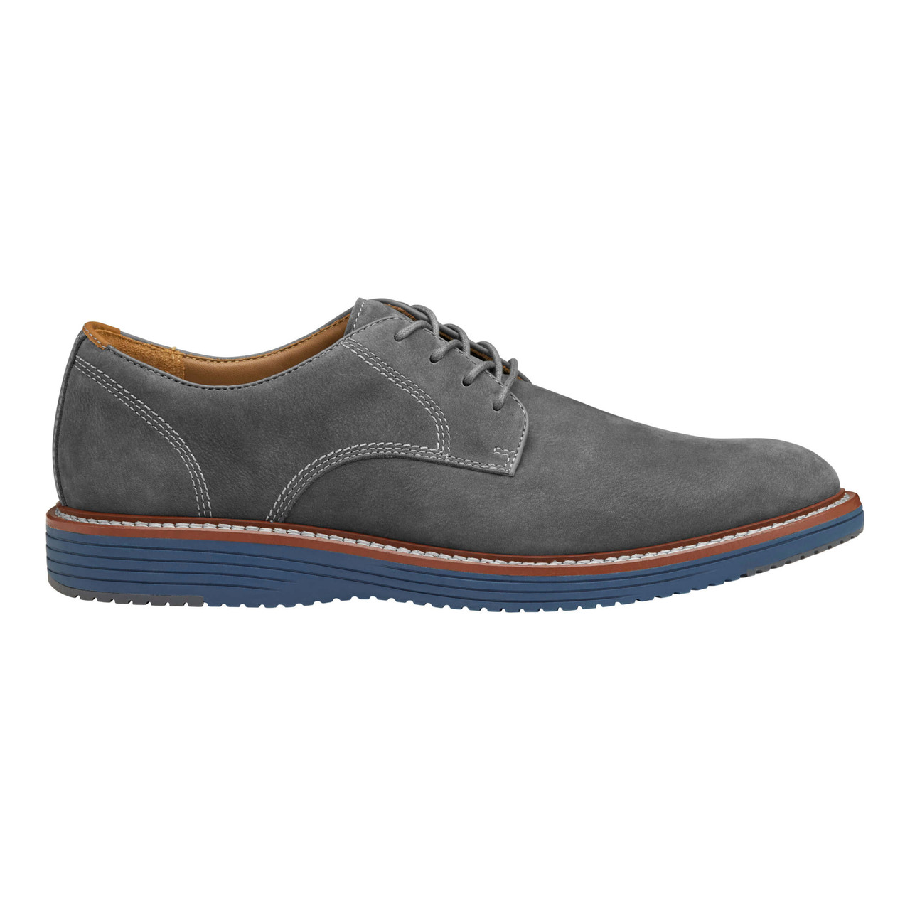 Johnston & Murphy Boys Upton Knit Oxford - Comfortable Plain Toe Shoe For Little Big Kids