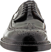 Alden Men's 9751 - Long Wing Blucher - Black Shell Cordovan - Front