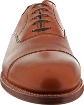 Alden Shoes Men's Straight Tip Bal 9062 Tan Calfskin - Front