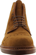 Alden Men's 39702 - Perforated Cap Toe Boot - Snuff Suede - Front