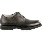 Alden Men's 311 - Plain Toe Blucher Oxford Lightweight Rubber Outsole - Black Calfskin - Image 2