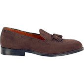 Alden 666 - Tassel Loafer - Mocha Kid Suede - Outer Side