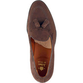 Alden 666 - Tassel Loafer - Mocha Kid Suede - Top