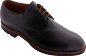 Alden Shoes Men's Dutton 3 Eyelet Blucher Oxford 940C Black Alpine Grain Calf - Main Image