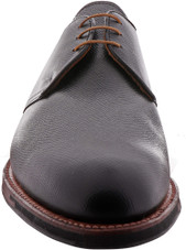 Alden Shoes Men's Dutton 3 Eyelet Blucher Oxford 940C Black Alpine Grain Calf - Image 3