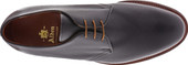 Alden Shoes Men's Dutton 3 Eyelet Blucher Oxford 940C Black Alpine Grain Calf - Image 6