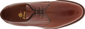 Alden Shoes Men's Dutton 3 Eyelet Blucher Oxford 942C Brown Alpine Grain Calf - Top