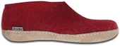 Glerups Unisex Felt Shoes A-08 Red - Image 5