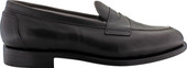 Alden Men's 9695F - Penny Loafer Flex Welt - Soft Black Calf - Outer Side