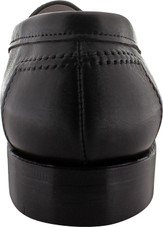 Alden Men's 9695F - Penny Loafer Flex Welt - Soft Black Calf - Back