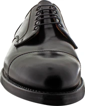 Alden Men's 2161 - Straight Tip Blucher - Black Shell Cordovan - Image 3
