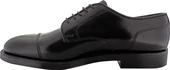 Alden Men's 2161 - Straight Tip Blucher - Black Shell Cordovan - Image 4