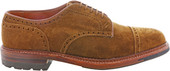Alden Shoes Men's Medallion Tip Blucher D8512C Snuff Suede - Outer Side