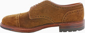 Alden Shoes Men's Medallion Tip Blucher D8512C Snuff Suede - Inside