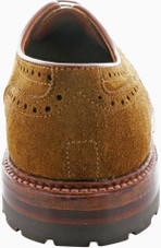Alden Shoes Men's Medallion Tip Blucher D8512C Snuff Suede - Back