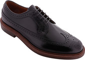 Alden Shoes Men's Long Wing Blucher D8515 Black Calfskin - Main Image