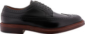 Alden Shoes Men's Long Wing Blucher D8515 Black Calfskin - Outer Side