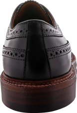 Alden Shoes Men's Long Wing Blucher D8515 Black Calfskin - Image 5