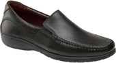 Johnston Murphy Men's Crawford Venetian 20-4435 Black Tumbled Full Grain - Main Image