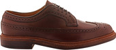 Alden Shoes Men's Long Wing Blucher 97878 Brown Chromexcel - Outer Side