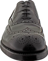 Alden Men's 9741 - Wing Tip Bal - Black Shell Cordovan - Image 3