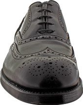 Alden Men's 9741 - Wing Tip Bal - Black Shell Cordovan - Front