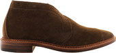 Alden Men's 1492 - Unlined Chukka Boot Flex Welt - Dark Brown Suede - Outer Side