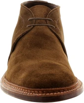 Alden Men's 1492 - Unlined Chukka Boot Flex Welt - Dark Brown Suede - Image 3