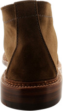 Alden Men's 1492 - Unlined Chukka Boot Flex Welt - Dark Brown Suede - Back