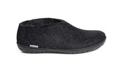 Glerups Unisex Felt Shoes With Rubber Sole AR-02-02 Charcoal-Black - Main Image