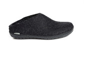 Glerups Unisex Felt Slippers With Rubber Sole BR-02-02 Charcoal-Black - Main Image