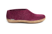 Glerups Unisex Felt Shoes A-07 Cranberry - Main Image