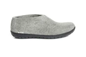 Glerups Unisex Felt Shoes With Rubber Sole AR-01-02 Grey-Black - Main Image