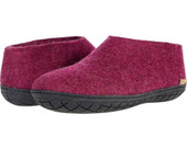 Glerups Unisex Felt Shoes With Rubber Sole AR-07-02 Cranberry-Black - Image 2