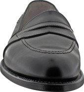 Alden 681 | Buy Alden Full Strap Slip-On Loafers in Black Calfskin