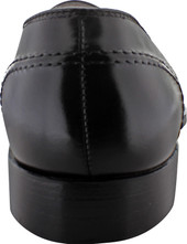 Alden Men's 681 - Full Strap Slip On - Black Calfskin - Back