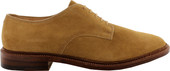Alden Men's 29332F - Plain Toe Blucher Flex Welt - Tan Suede - Outer Side