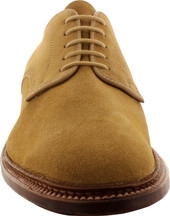 Alden Men's 29332F - Plain Toe Blucher Flex Welt - Tan Suede - Front