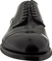 Alden Men's 558 - Straight Tip Blucher Oxford - Black Calfskin - Image 3