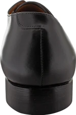 Alden Men's 558 - Straight Tip Blucher Oxford - Black Calfskin - Image 5