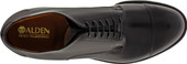 Alden Men's 558 - Straight Tip Blucher Oxford - Black Calfskin - Top
