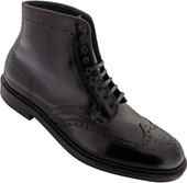 Alden Men's 44619 - Wing Tip Boot - Black Calfskin - Main Image