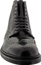 Alden Men's 44619 - Wing Tip Boot - Black Calfskin - Front