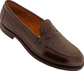 Alden Men's 9694F - Penny Loafer Flex Welt - Dark Brown Calfskin - Main Image