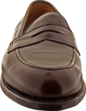 Alden Men's 9694F - Penny Loafer Flex Welt - Dark Brown Calfskin - Front