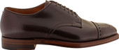 Alden Men's 4398 - 6 Eyelet Cap Toe Blucher - Color 8 Shell Cordovan - Outer Side