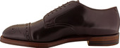 Alden Men's 4398 - 6 Eyelet Cap Toe Blucher - Color 8 Shell Cordovan - Inside