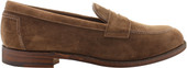 Alden Men's 9697F - Penny Loafer Flex Welt - Dark Brown Suede - Outer Side